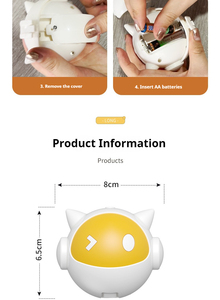 Jouet interactif pour chat à succès : Balle rétractable automatique électrique pour l'auto-entretenue des chats, idéale pour soulager l'ennui et stimuler l'exercice - Product Image 6