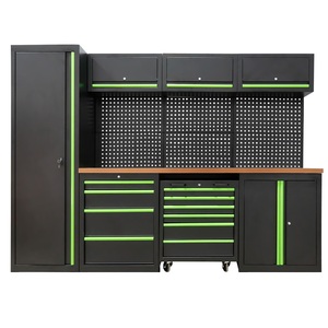Banc de travail en acier robuste au design moderne personnalisable JZD avec tiroirs, boîte <span class=keywords><strong>à</strong></span> <span class=keywords><strong>outils</strong></span> modulaire pour le rangement dans le garage, poste de travail OEM - Product Image 1