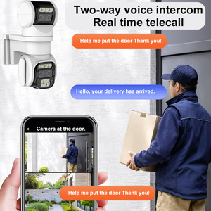 Rscamtom 4K ống kính kép 10x Zoom Mạng Máy ảnh 360 độ phát hiện chuyển động báo động ngoài trời an ninh máy ảnh không dây Wifi - Product Image 5