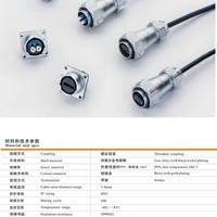 Connecteur étanche ELEWIND ST12 IP67 - Câble d'alimentation LED pour aviation et automobile à 2/3/4/6/8 broches (prise mâle et prise femelle)
