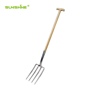 SUNSHINE garpu penggali baja tahan karat & sekop Logo kustom DIY OEM sinar matahari dipoles GS garpu luar ruangan 100cm 1 buah 1 tahun 29*18cm - Product Image 5