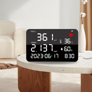 Monitor de Calidad del Aire Dienmern para Interiores, Pantalla Grande, Montaje en Pared, Medidor de PM2.5 y HCHO, Sensor de PM2.5 para el Hogar - Product Image 2