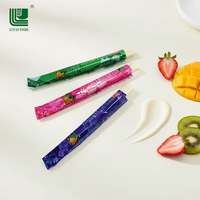 Chewing-gum Halal fruité semi-moelleux personnalisé, four saveurs, en vrac, boîte multicolore, avec autocollant, pour enfants, vente en gros, directement de l'usine