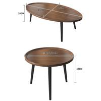 Table basse ronde en bois de cèdre massif, durable, style moderne et antique, pour la maison, le salon, la salle à manger, le balcon, avec structure en métal