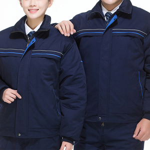 Giacca da lavoro ispessita per officina invernale giacca interna imbottita in cotone con protezione del lavoro staccabile interna personalizzata - Product Image 1