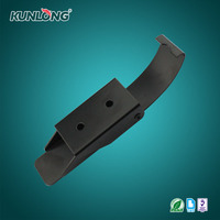 Loquet à tirer robuste série SK3-025, gauche/droite, en acier inoxydable chromé brillant pour armoire électrique et machine-outil