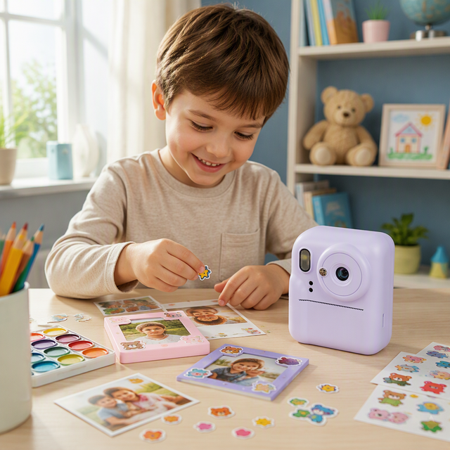 Customizable Kids Instant Print Camera Children Instant Print Camera With Thermal Paper Factory Manufacturer Kids Camera