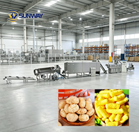 Machine extrudeuse de snacks soufflés en acier inoxydable de qualité alimentaire, ligne de production de snacks soufflés multi-céréales, prix usine