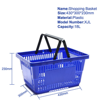 Panier de supermarché en plastique, panier à provisions, pour la main