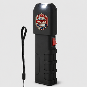 ไฟฉาย LED ป้องกันตัว รุ่น 911 พร้อมไฟวงแหวนแบบชาร์จ USB สำหรับผู้หญิง ใช้ภายนอกเพื่อความปลอดภัย - Product Image 1