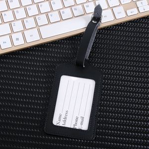 Étiquettes de bagages personnalisées en cuir PU - Étiquettes d'identification de voyage personnalisées pour les cadeaux promotionnels et les cadeaux d'entreprise - Product Image 3