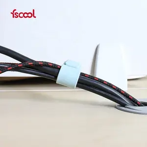 Sáng Tạo Tùy Chỉnh Bền Tái Sử Dụng Silicone Tai Nghe Cable Wire Cord Organizer