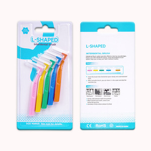 Cepillo Interdental en Forma de L con Cerdas de Nylon Suaves para Limpieza Dental Ortodóntica, Uso Adulto, Desechable - Product Image 5