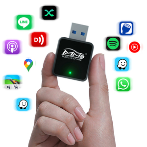 Adaptador Inalámbrico CarPlay 2 en 1, Gran Oferta 2024 - Convierte <span class=keywords><strong>de</strong></span> Cableado <span class=keywords><strong>a</strong></span> Inalámbrico para iPhone y Android, WiFi/Bluetooth, Conexión Plug & Play - Product Image 3