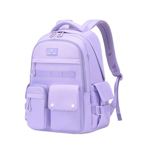 Sac à dos personnalisé pour filles du collège, ensemble 2 pièces en tissu Oxford pour écoliers, cartable et sac à déjeuner pour enfants de la 6ème à la 9ème année - Product Image 1