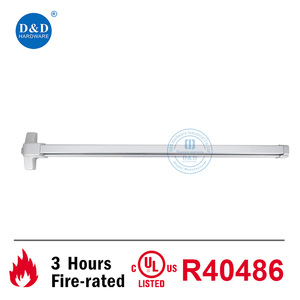 UL Được Liệt Kê Thép Không Gỉ 304 An Ninh Chống Cháy Cửa Đôi Thoát Hiểm Phần Cứng Đẩy <span class=keywords><strong>Panic</strong></span> Bar - Product Image 2