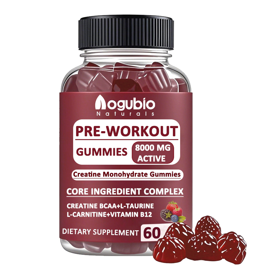 Private Label Energy Supplements Pre-workout Gummy Beta-Alanine Creatine  Pre Workout Gummies| Alibaba.com