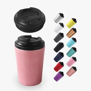 Vasos Reutilizables para Café de 12 oz con Tapa, Taza Térmica de Viaje de 12 oz, Termo de Acero Inoxidable de Doble Pared - Product Image 5