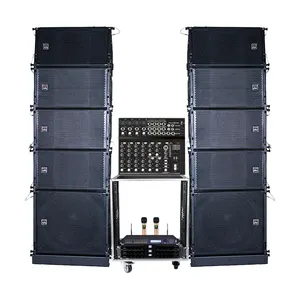 LA speaker sistem profesional dual 8 10 inci, speaker lineray konser audio sistem profesional 208 dual 8 10 inci, speaker mini line array