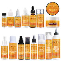 Outils d'Extensions Capillaires OEM Kits d'Installation de Perruques Dissolvant Colle Perruque Tenue Forte Spray Fondant de Dentelle Contrôle des Bords