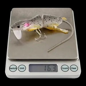 Esca Viva <span class=keywords><strong>in</strong></span> Acciaio Inox Multi-Sezione da 16,3g con Ami, Esca Rigida <span class=keywords><strong>per</strong></span> <span class=keywords><strong>Pesca</strong></span> <span class=keywords><strong>in</strong></span> <span class=keywords><strong>Mare</strong></span>, Vendita all'Ingrosso del Produttore - Product Image 4