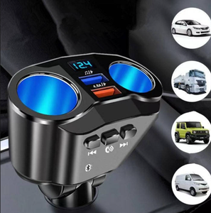 Nuovo Caricabatterie per Auto 12-24V Leggero con Rotazione <span class=keywords><strong>a</strong></span> 360 Gradi, Porte <span class=keywords><strong>A</strong></span>+<span class=keywords><strong>C</strong></span> 66W, Ricarica Super Veloce, BT MP3, Accendisigari - Product Image 5