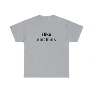 T-shirt unisexe à manches courtes et col rond I Like Shit Films, vêtements promotionnels pour adultes - Product Image 1