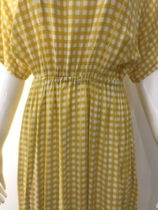 Robe longue à taille haute pour femme, vêtement en rayonne jaune, doux, vente en gros directement à l'usine, collection d'été - Product Image 5