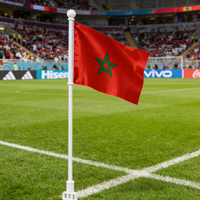 2026 En gros, Décoration de la Fête Nationale du Maroc et de neuf pays africains, en toile numérique double face avec bandeau en polyester, pour la vente en gros au Maroc