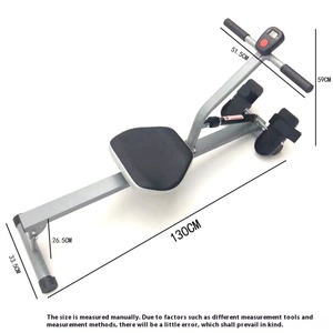 Rameur d'intérieur hydraulique à 12 vitesses, fonction simple, pliable, écologique, durable, pour usage domestique, entraînement sportif aquatique - Product Image 2