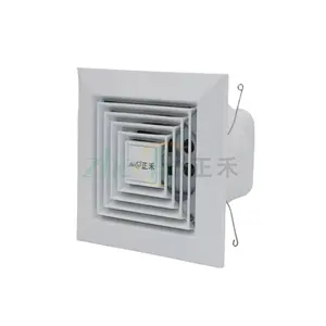 6" Bathroom Office Home Waterproof Plastic Ceiling Mounted Duct Ventilation Exhaust Fan