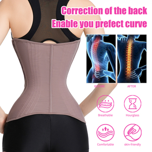 LANGQIN Taillentrainer für Frauen Stahlverstärkter Shapewear Mesh Bauchkontrolle Luxus Körperformer Korsett - Product Image 6