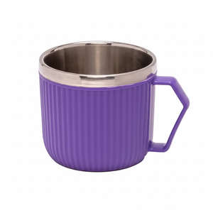 แก้วกาแฟโลหะใช้ในบ้านห้องครัวใช้ในชีวิตประจำวันออกแบบทำด้วยมือเคลือบเบียร์ - Product Image 1