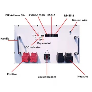 Kit de boîtier vertical pour batterie 16S 48V 300Ah, boîtier métallique 48V DIY pour batteries LiFePO4 280Ah 320Ah 330Ah avec BMS JK PB2A16S20P - Product Image 2