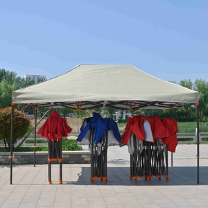 Gazebo Pieghevole Portatile Economico <span class=keywords><strong>3</strong></span> <span class=keywords><strong>x</strong></span> 4,5 con Stampa, Tenda a Baldacchino in Alluminio Impermeabile per Esterni, Ideale per Fiere - Product Image 2