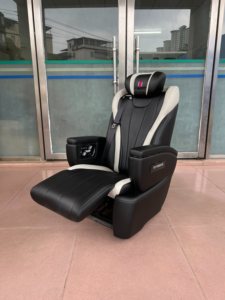 การแปลงเบาะนั่งสุดหรูสำหรับ <span class=keywords><strong>Toyota</strong></span> <span class=keywords><strong>Alphard</strong></span> และรถ MPV <span class=keywords><strong>คล้าย</strong></span>ๆ นี้ - เบาะหนังพรีเมียมพร้อมระบบทำความร้อน/ระบายอากาศ และระบบปรับไฟฟ้า - Product Image 2