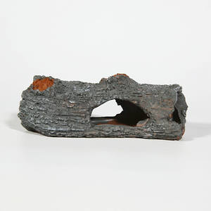 인공 수지 공예 침몰 나무 껍질 새우 탈출 집 어항 풍경 장식 - Product Image 1