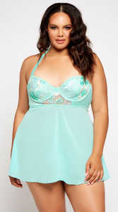 Conjunto de Lencería de Encaje para Mujer, Talla XXXL, con Tanga a Juego, Conjunto de Ropa Interior Sexy Deep <span class=keywords><strong>Love</strong></span>, Talla Grande - Product Image 5