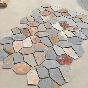 <span class=keywords><strong>Pierre</strong></span> naturelle moderne, ardoise fendue rouillée, pavés <span class=keywords><strong>en</strong></span> <span class=keywords><strong>pierre</strong></span>, écologiques pour les chemins de jardin, cuisine extérieure, salle de bain, hôtel, parc - Product Image 3