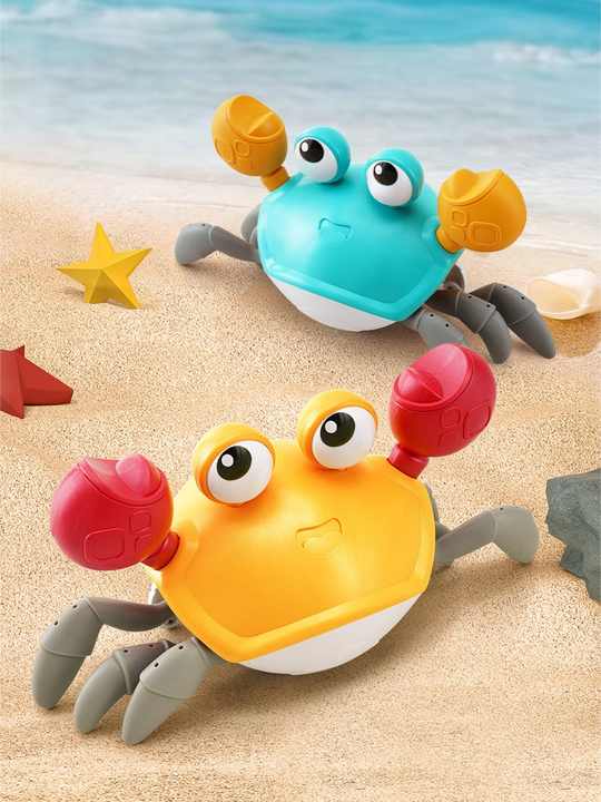 Cute Crab Bath Toy Wind Up, Move, and Fun for