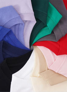 T-shirt col montant épais de qualité supérieure, personnalisable, uni, oversize pour homme, impression logo de luxe, t-shirt de haute qualité - Product Image 3