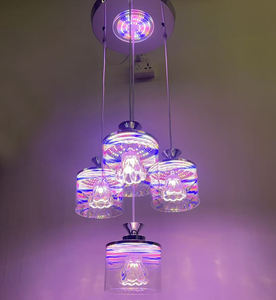 Lampu gantung LED kontemporer untuk RUMAH & restoran pencahayaan dapur lampu gantung bercahaya dijual (FX607/3 + 1) - Product Image 6