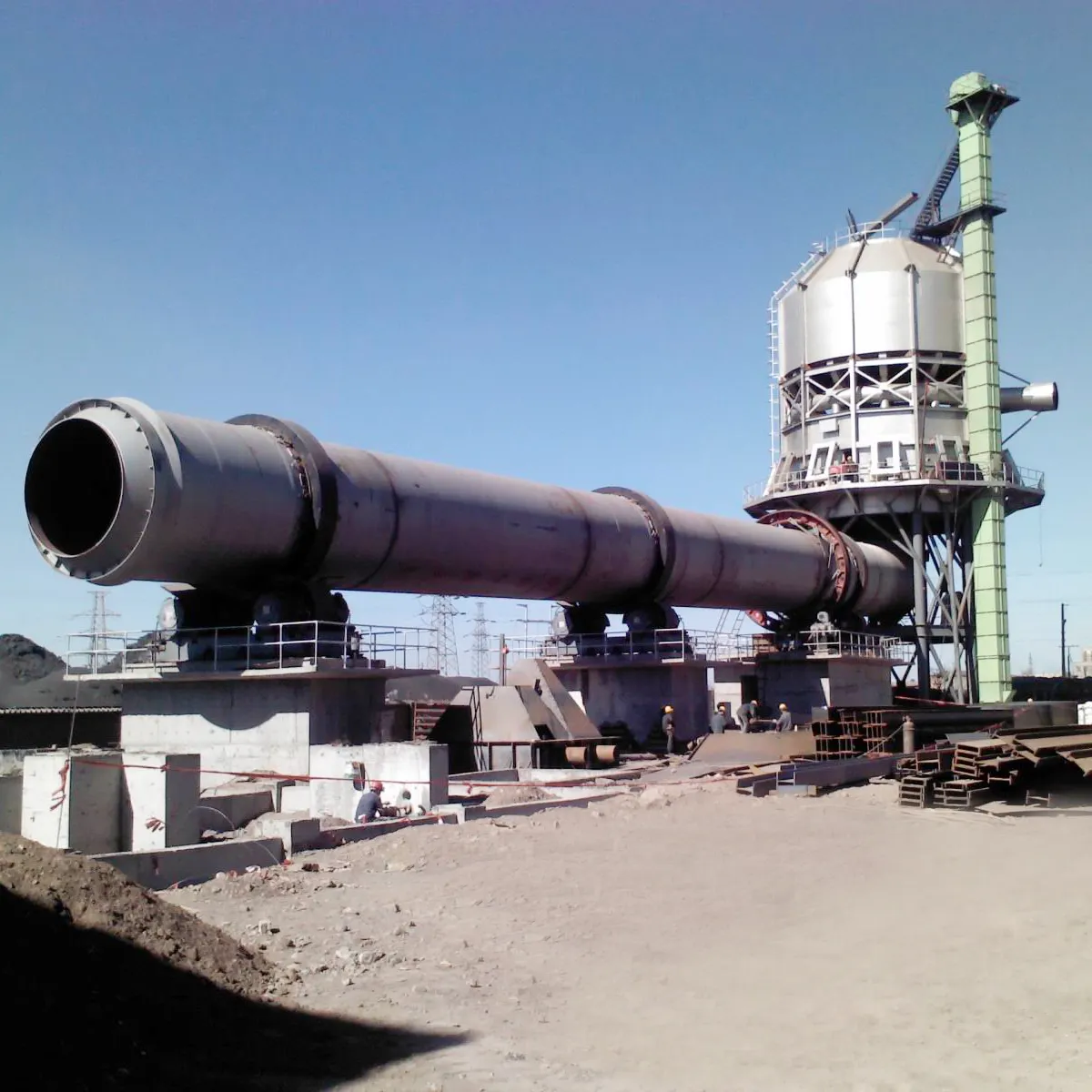 China Famous 2300 t/d Active Lime Plant Calcined Machinery Equipment 4.0*56 m Rotary Kiln Processing Plant