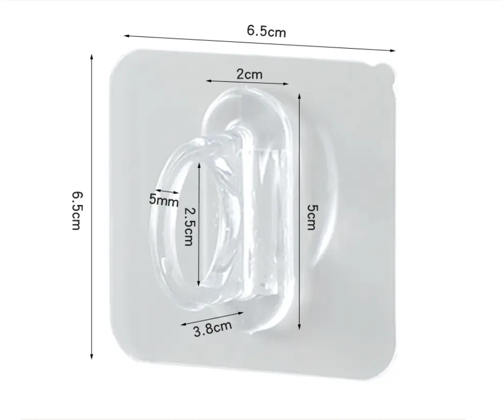 Gantungan cincin dapur, gantungan baju dapur penyimpan perekat dipasang di dinding multifungsi