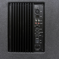 Subwoofer actif professionnel Thinuna T-12B-DWP de 12 pouces, 550 W, haut-parleur de basses puissant, sortie élevée 132 dB SPL, système audio de scène