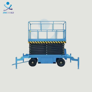 China Factory Lift Altura 8-16m Construção Elétrica Scissor Lift <span class=keywords><strong>Platform</strong></span> Escada Elevada Plataforma De Trabalho Aéreo - Product Image 1