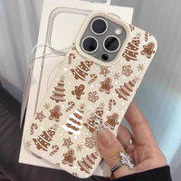 Cadeau de Noël, étui de téléphone portable en cuir texturé pour iPhone 16 15 17 18 Pro Max, coque, funda, protection contre les chocs, coque arrière