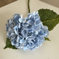 Bunga Hydrangea Buatan Berkualitas Tinggi 196 Kelopak Lateks, Sentuhan Realistis untuk Dekorasi Rumah