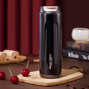 Bouteille <span class=keywords><strong>de</strong></span> café sous vide 15oz/470ml Friendly Travel French Press avec filtre à café PINKAH - Product Image 2