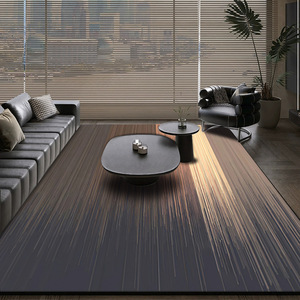 Alfombra de Estilo Nórdico, Rectangular, a Rayas, de Fibra de Poliéster, para Sala de Estar, Dormitorio, Decoración del Hogar, H-025-2, Limpieza Localizada - Product Image 3